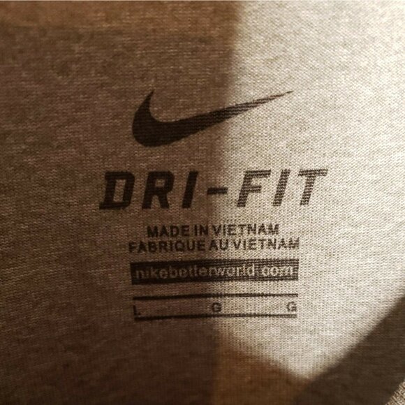 Nike Dri Fit Grey Kansas State University Athletic Shirt Large - Picture 4 of 6